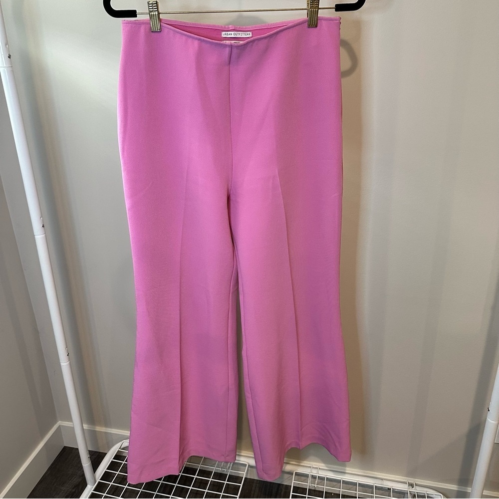 Urban Outfitters Pink Wide Leg Pant Size L